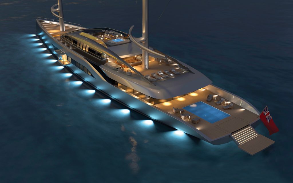 Luxury yacht