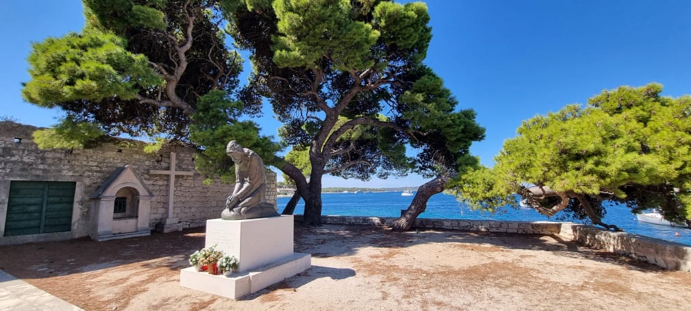 A monastery on the way to Hvar's secret beach. Hvar, Croatia.