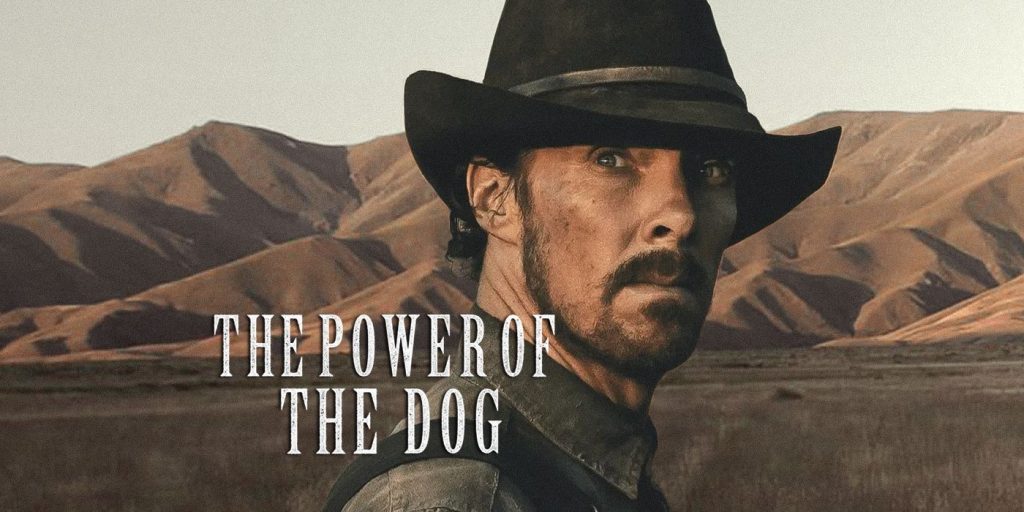 Benedict Cumberbatch with The Power of Dog overlaid. Which won the Oscar for Best Director.