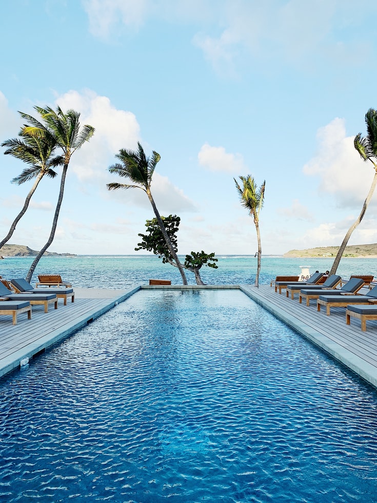 A private villa, shown here, is one of the best ways to experience the Bucket Regatta.
