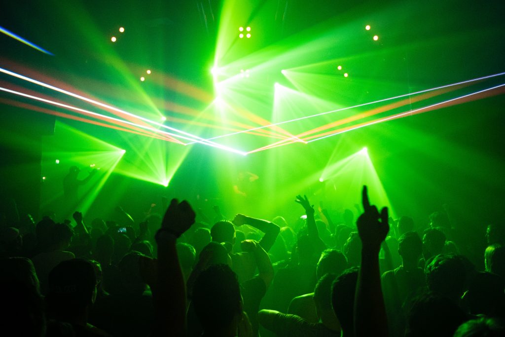 People dancing in a room.