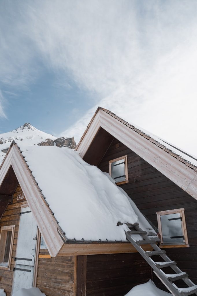 Chalets in Val d'Isere.