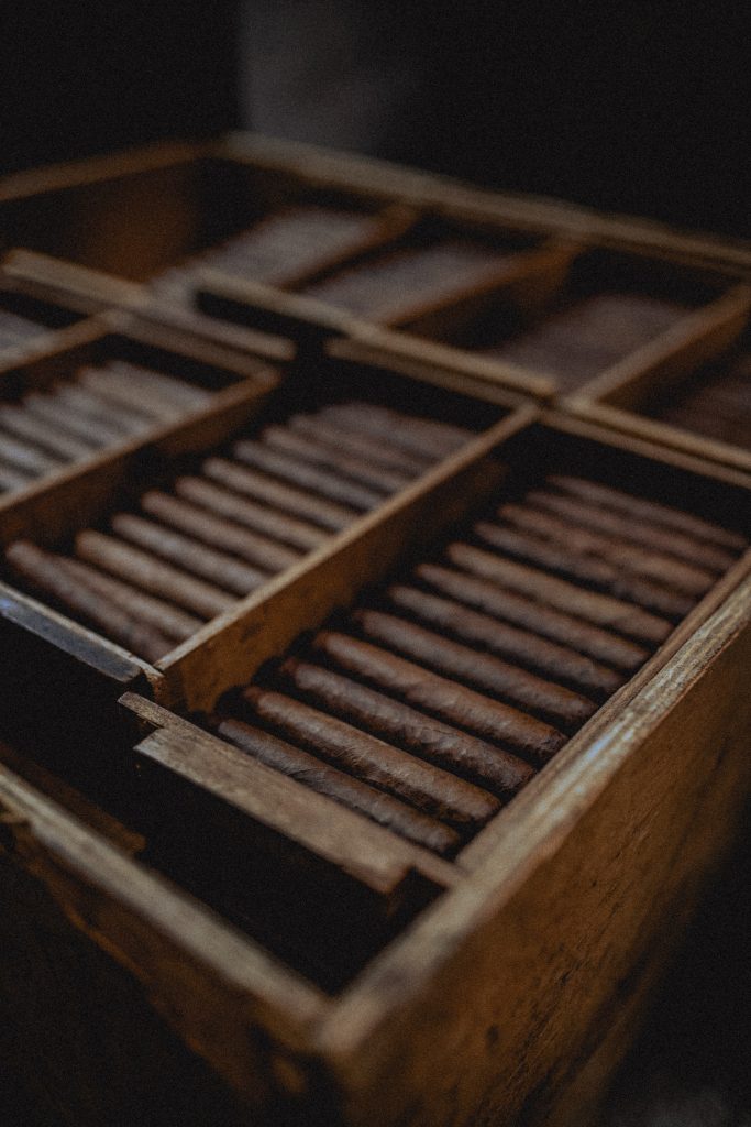 Cigars ageing.