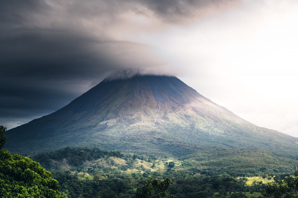 Arenal Volcano in Costa Rica.