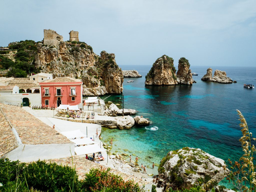 A bay in Sicily, the final stop on your private jet holiday.