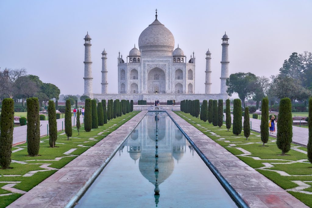 The Taj Mahal.