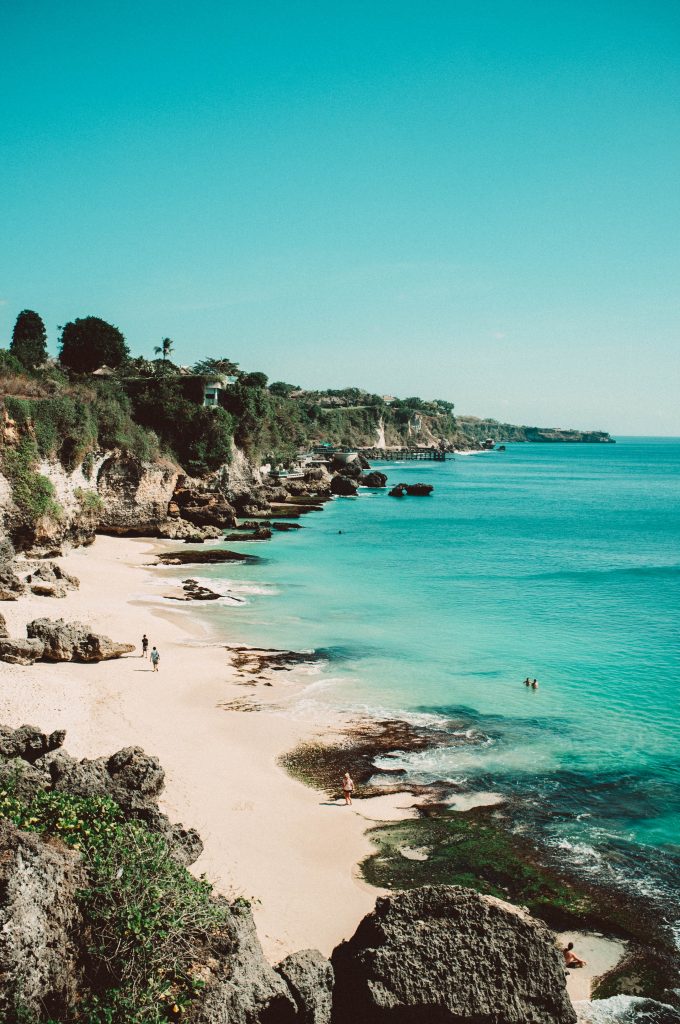 A beach in Bali.
