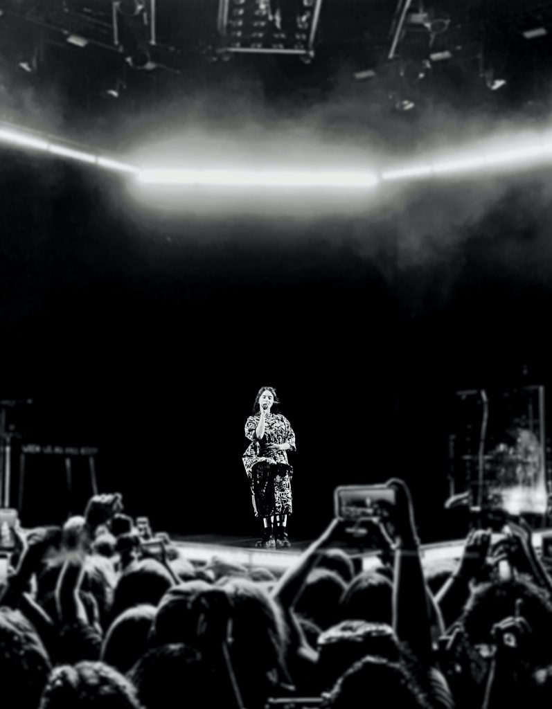 Billie Eilish at a show in 2019. The singer gave a stunning tribute performance at The Grammys to late Foo Fighters drummer Taylor Hawkins.