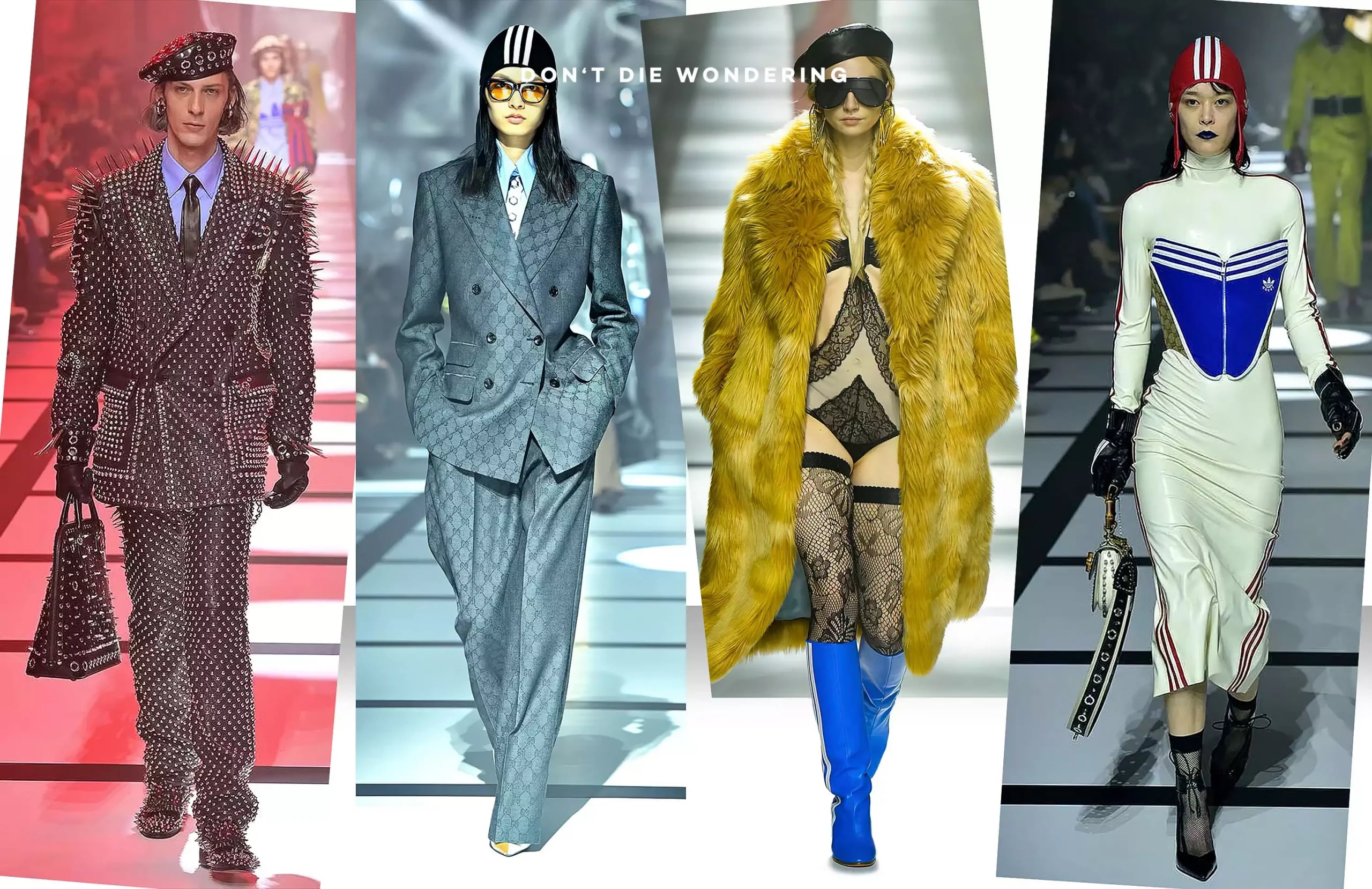 Gucci Reveals Collaboration With Adidas At Milan Fashion Week