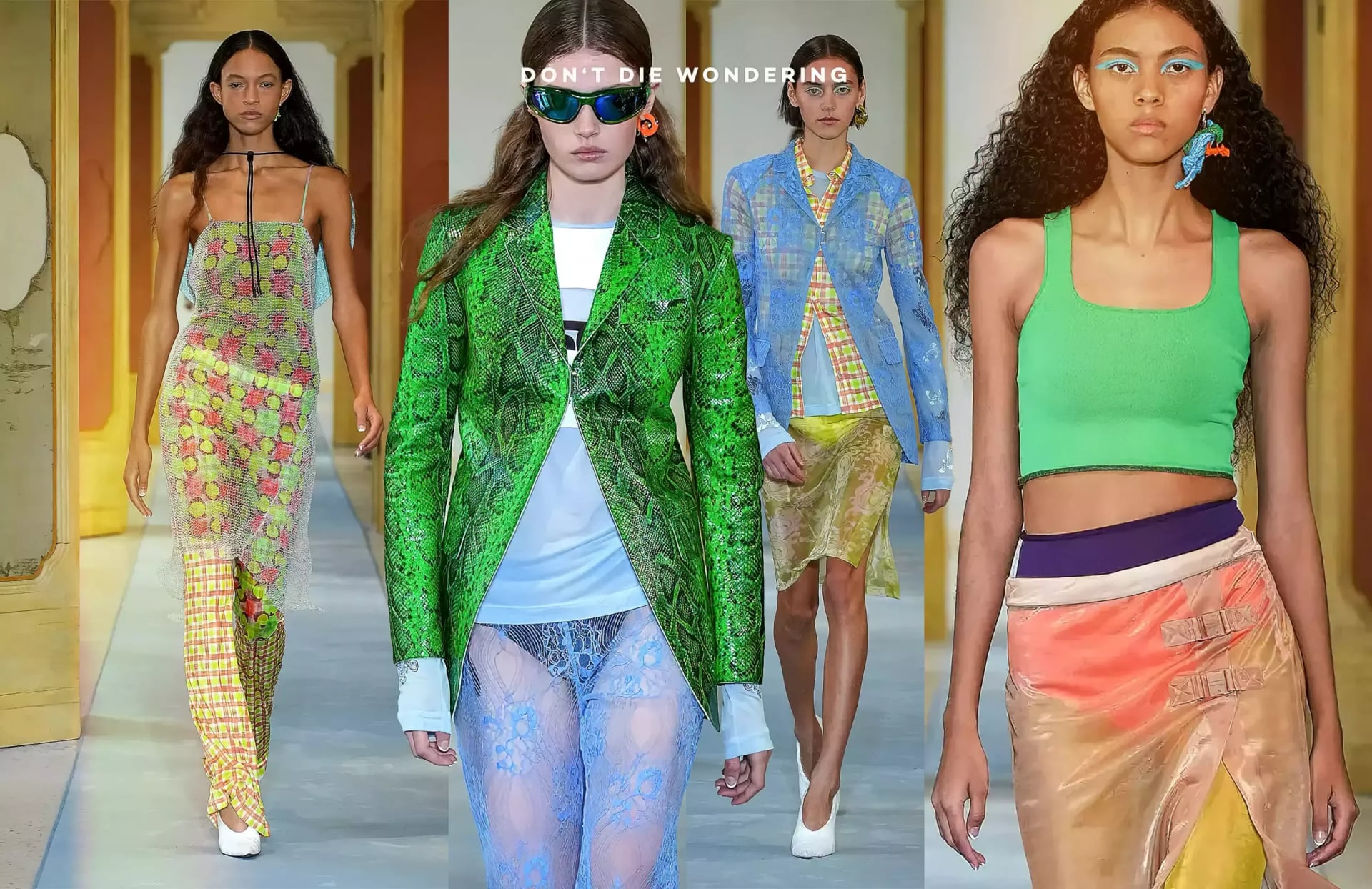 Dsquared2 Opts for Holiday Attire for SS23 at Milan Fashion Week