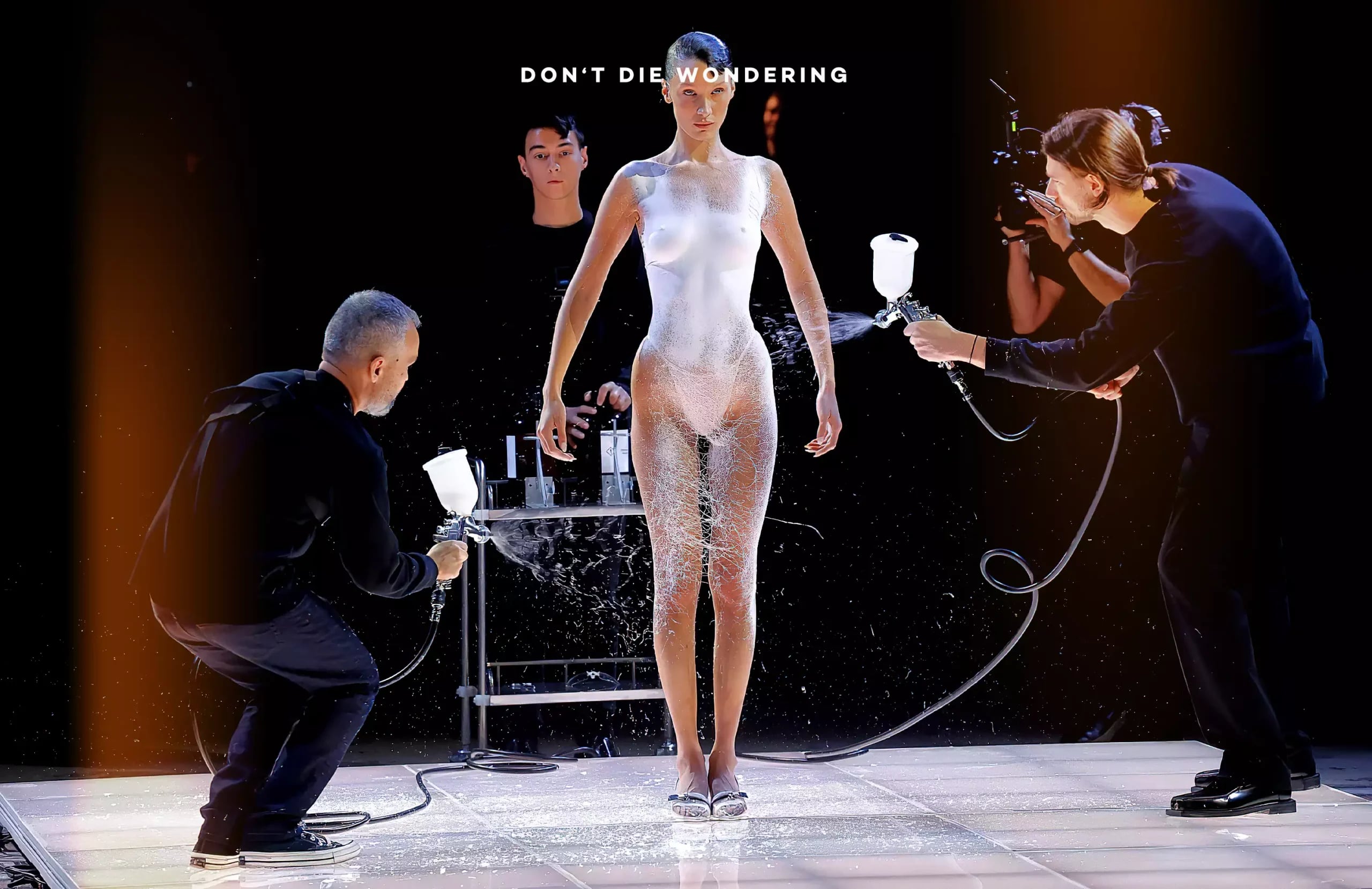 Fashion Makes History with Bella Hadid and Coperni’s Spray-on Dress