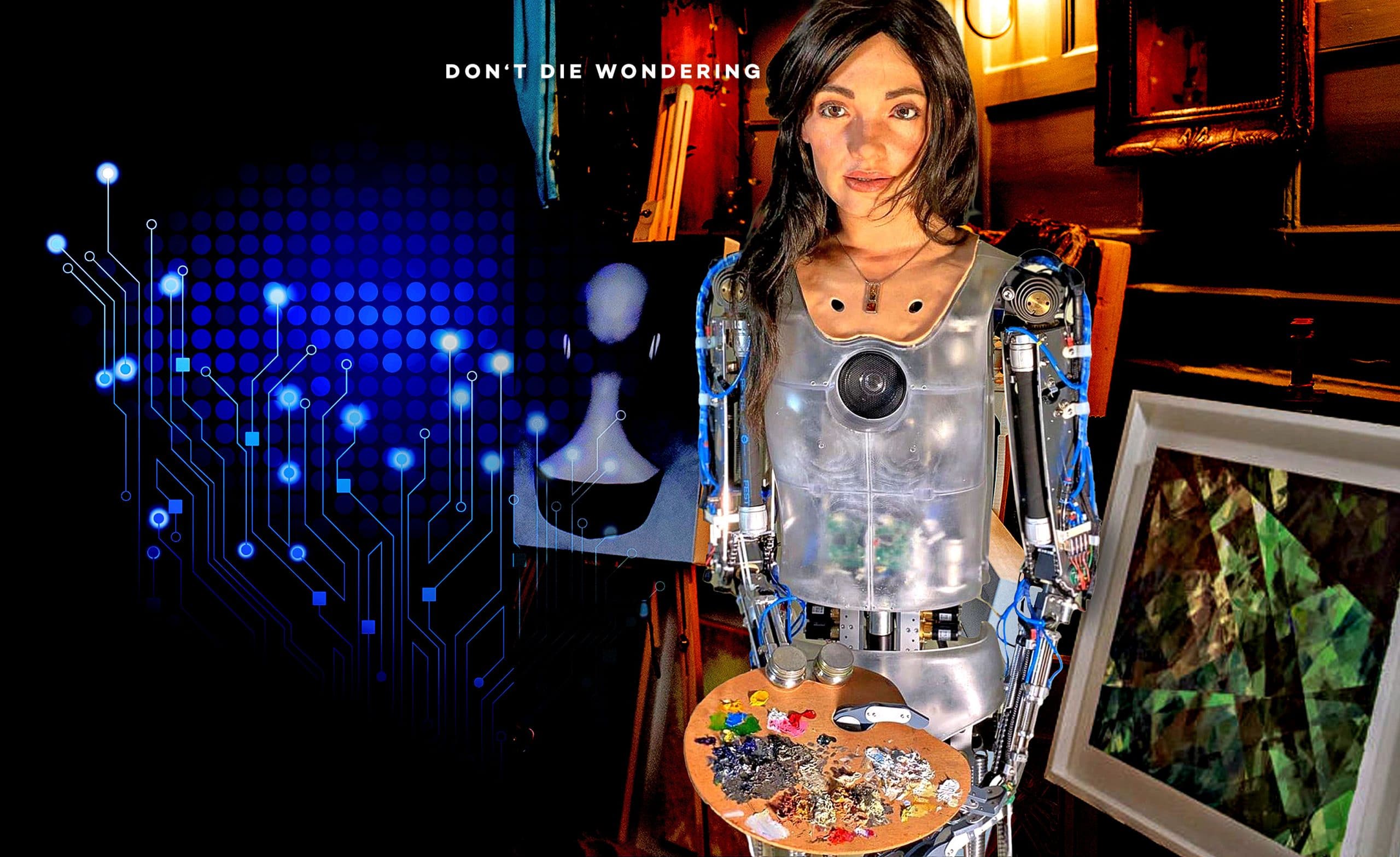 Self-Portraits By A Humanoid AI: The Most Futuristic Exhibiton In Art History? Self-Portraits By A Humanoid AI: The Most Futuristic Exhibiton In Art History?