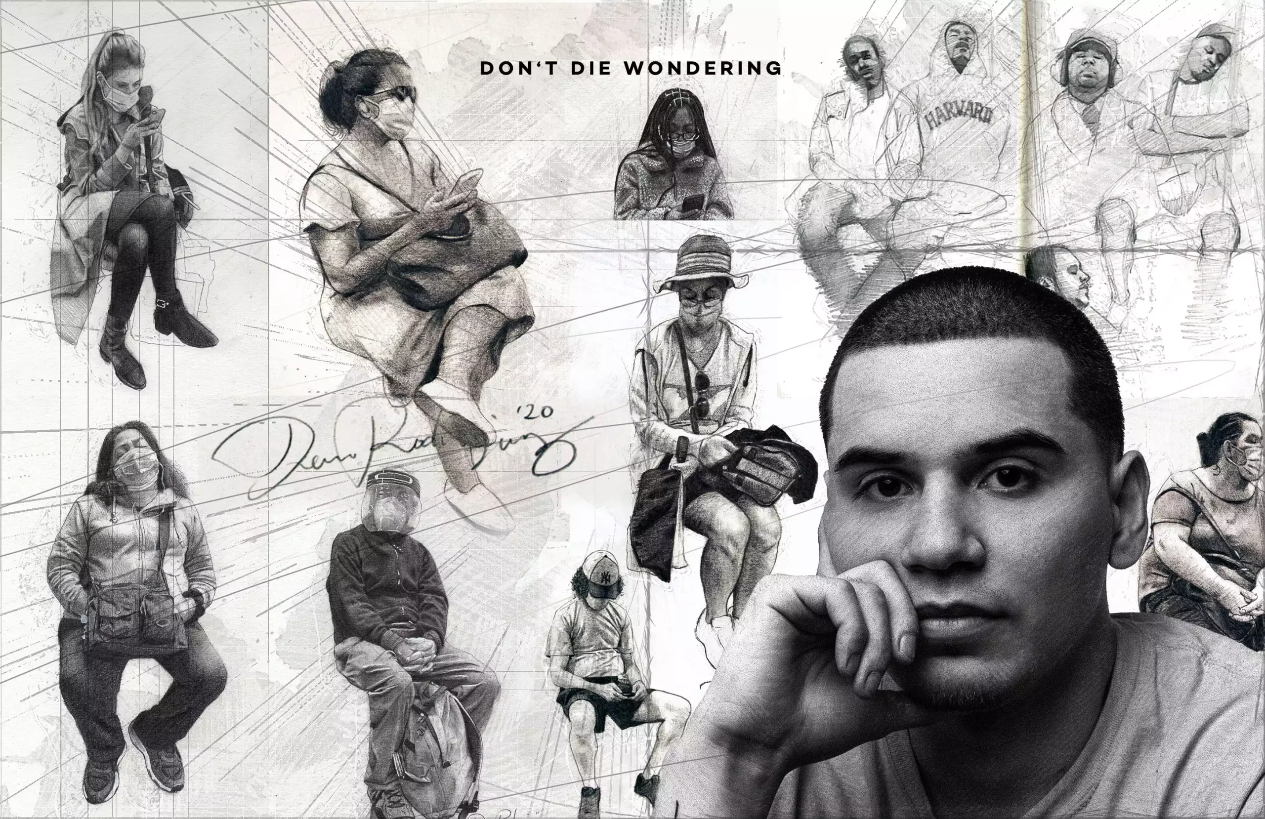 Through A Stranger’s Eyes: An NYC Artist Has Spent The Last Decade Sketching His Fellow Subway Passengers