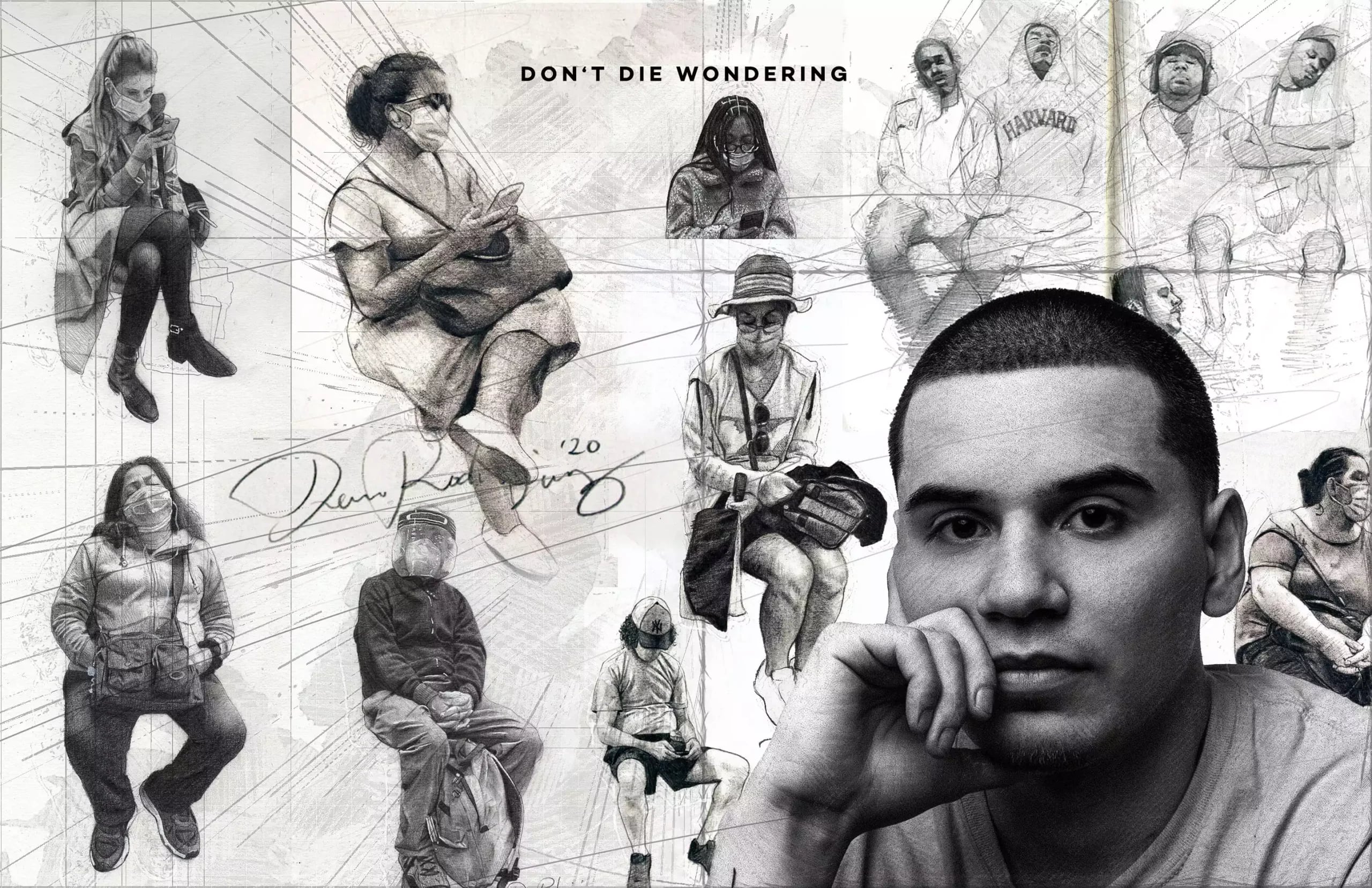 Through A Stranger’s Eyes: An NYC Artist Has Spent The Last Decade Sketching His Fellow Subway Passengers Through A Stranger’s Eyes: An NYC Artist Has Spent The Last Decade Sketching His Fellow Subway Passengers