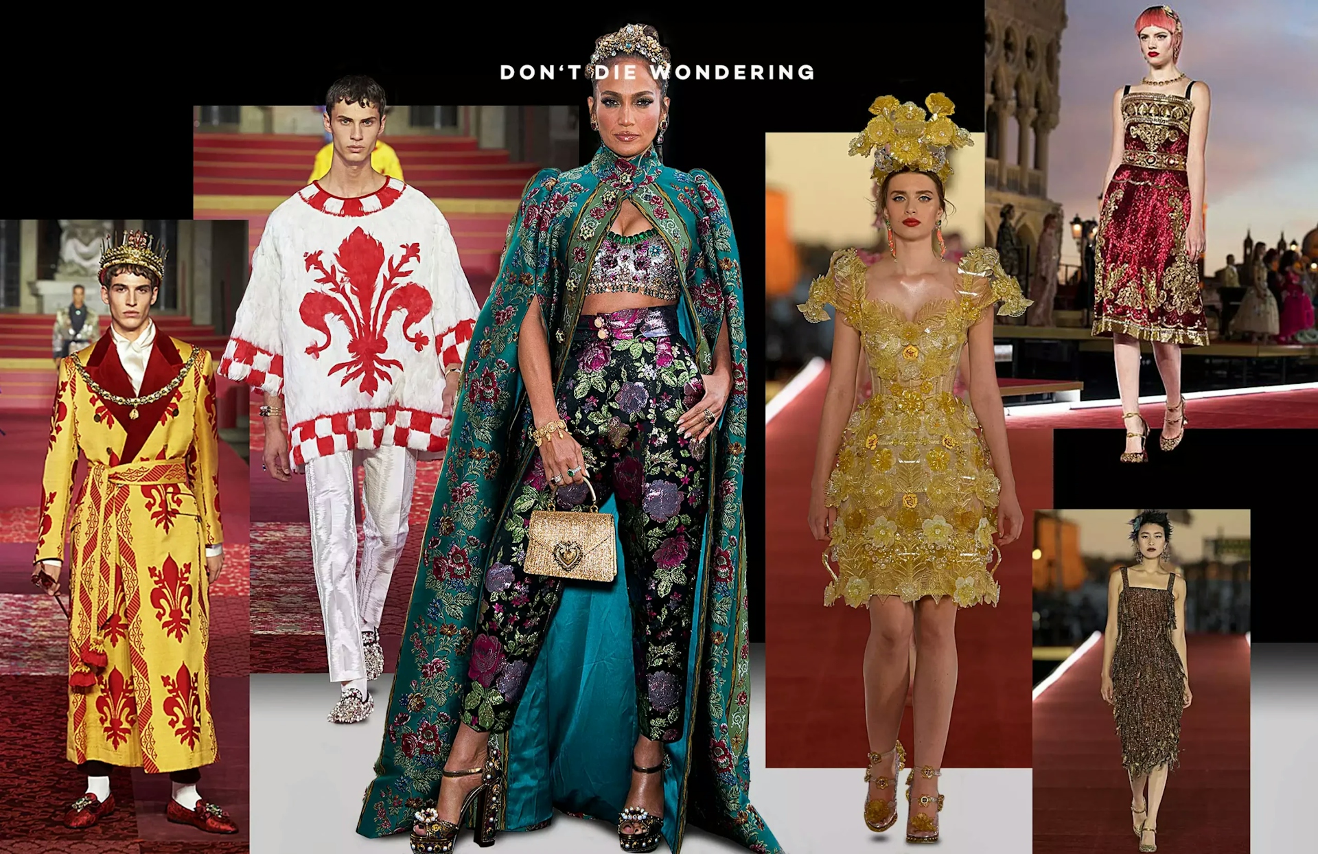 Highlights From The Dolce & Gabbana Alta Moda show 2021 | THE Venice Catwalk Extravaganza