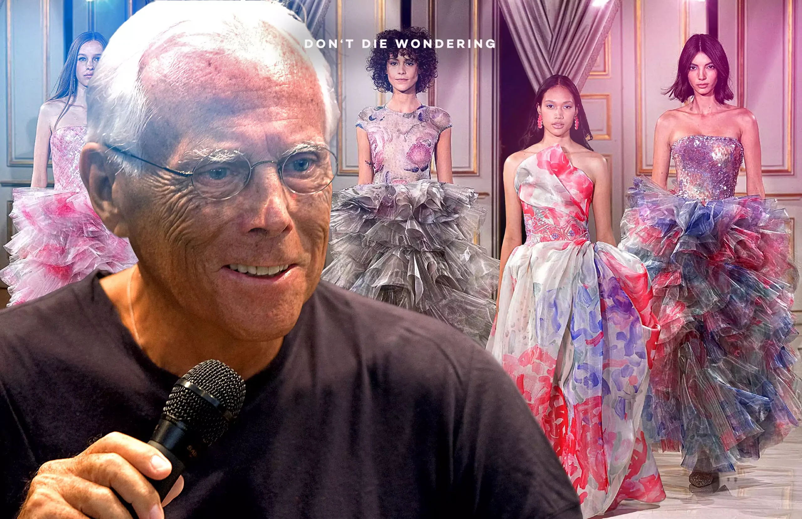 Emporio Armani celebrates 40 years during Milan Fashion Week 2021