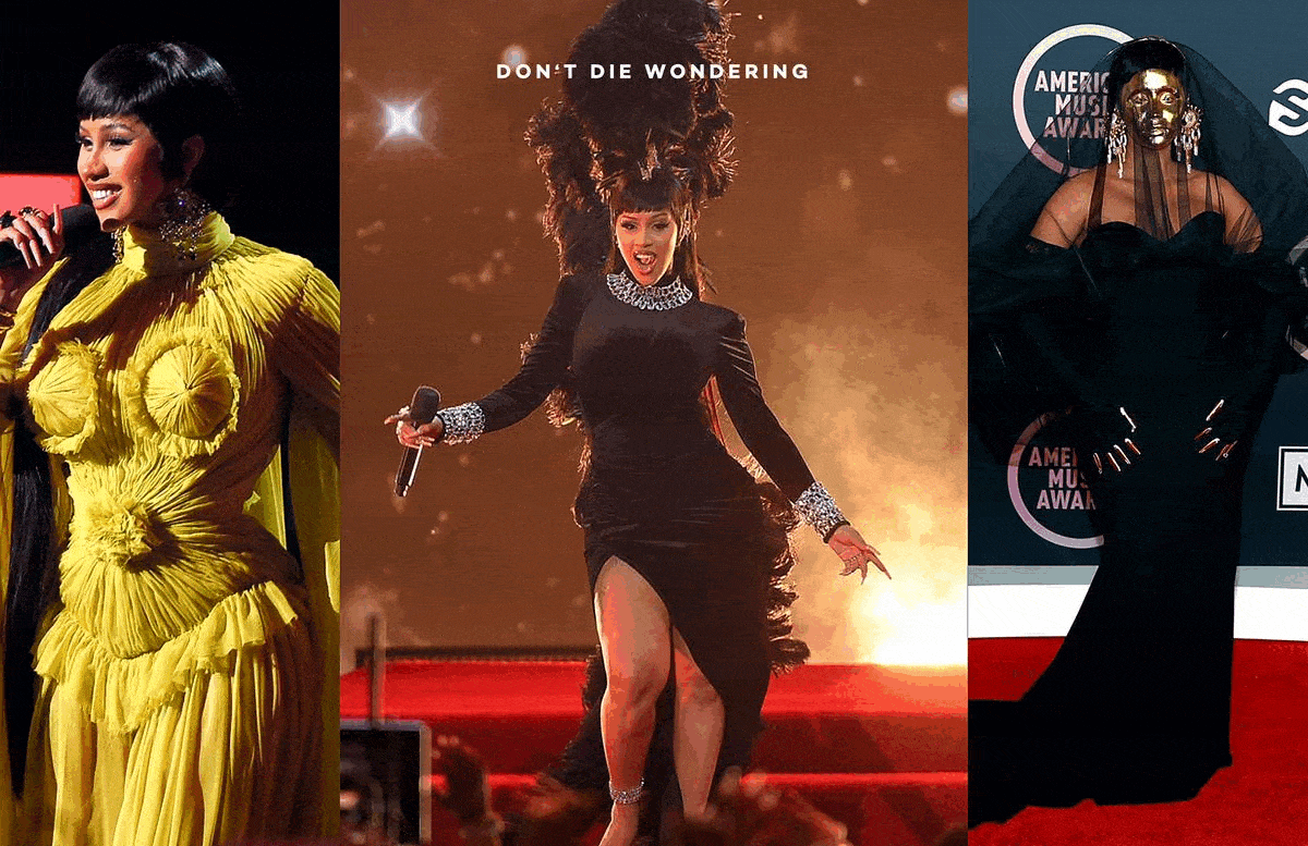 Cardi B Hosts the American Music Awards in Eight Different Looks