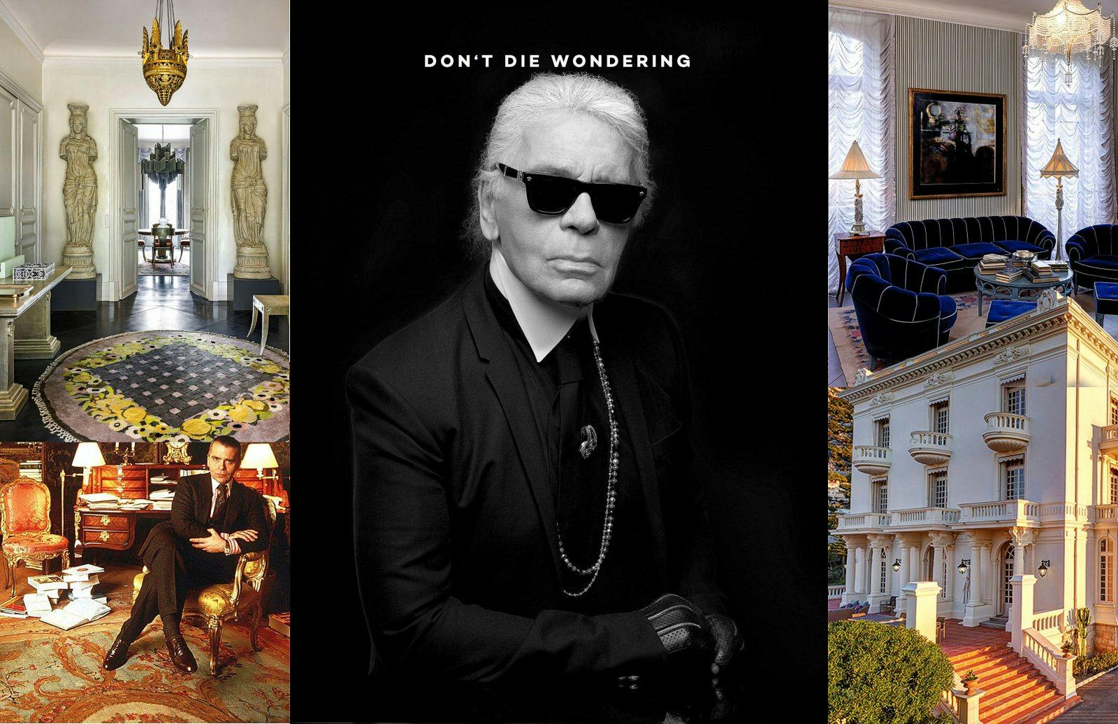 Karl Lagerfeld | The Fashion King’s French Villa Goes To Auction