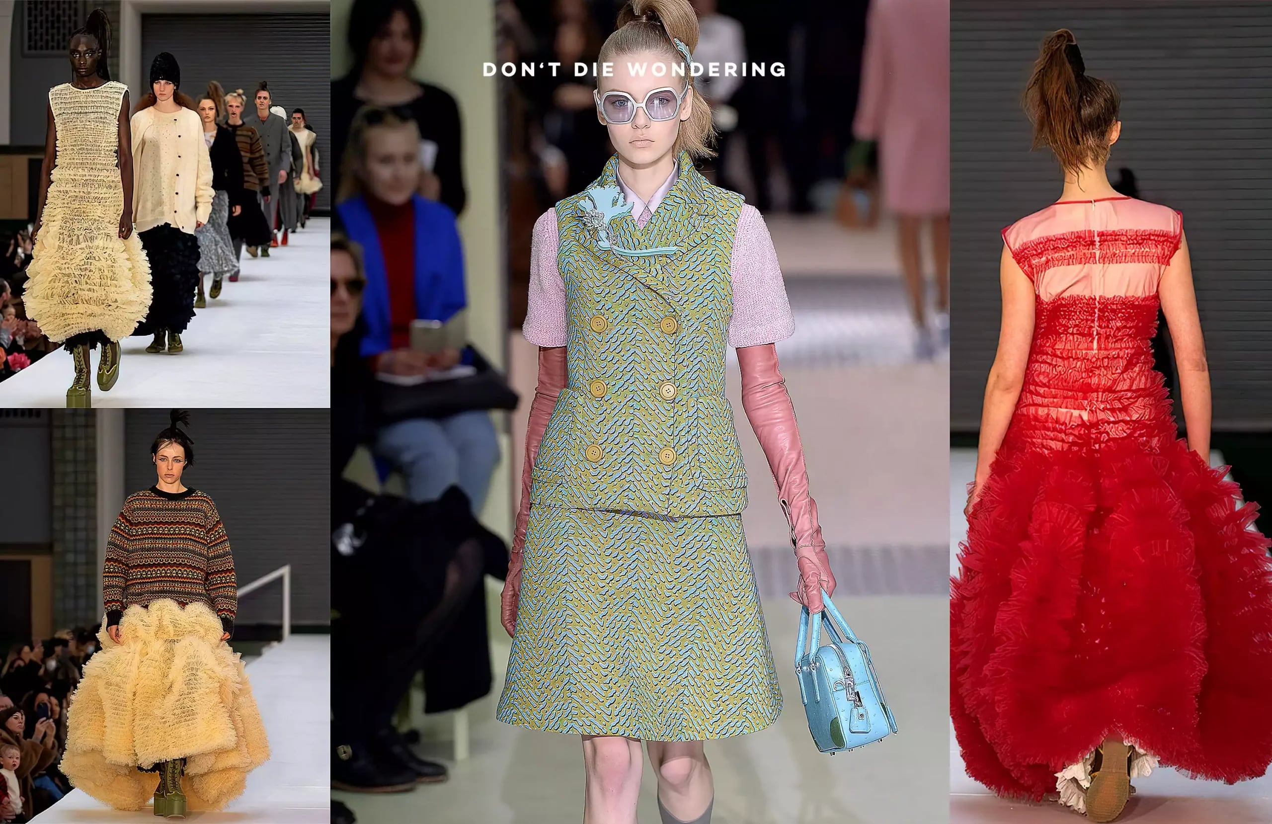 Molly Goddard Channels Retro In Catwalk Comeback Molly Goddard Channels Retro In Catwalk Comeback