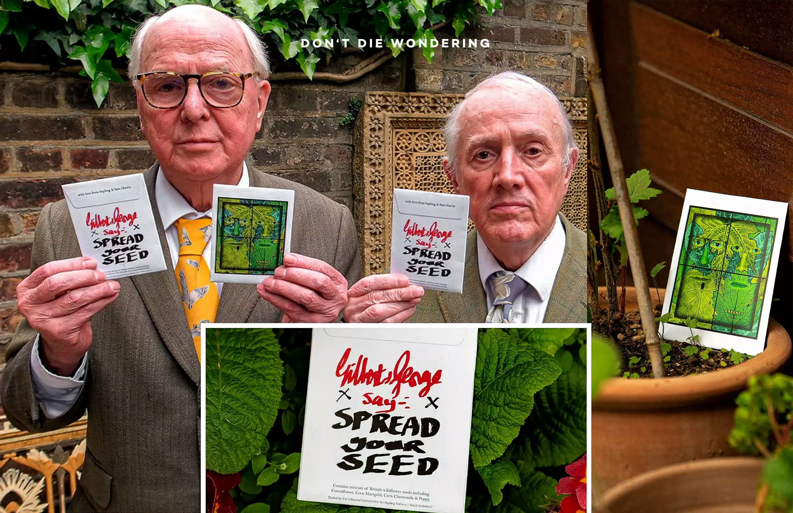 Spread Your Seed This Earth Day With Artists Gilbert & George  