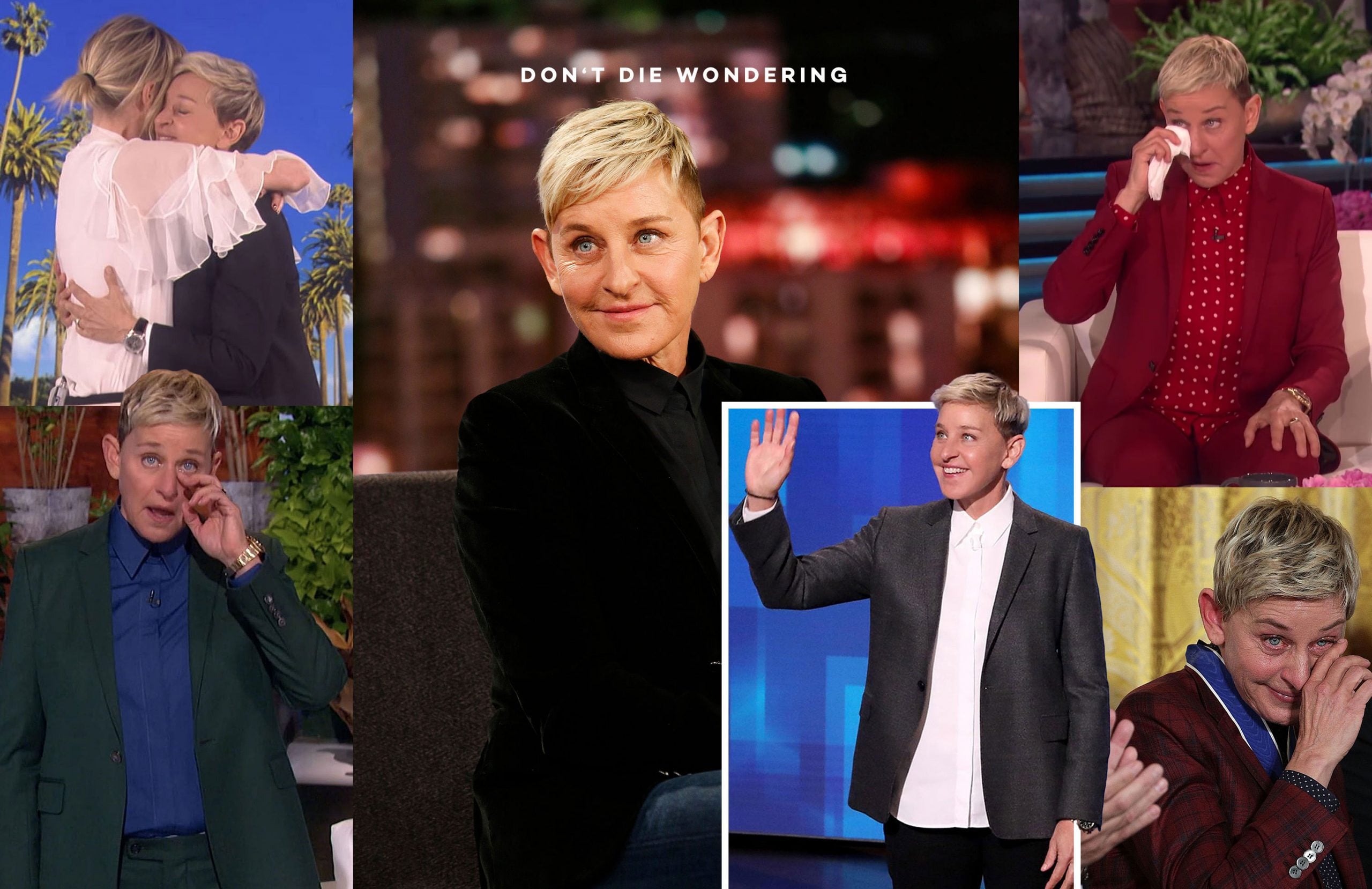 An emotional goodbye from Ellen DeGeneres after filming the last episode of her talk show An emotional goodbye from Ellen DeGeneres after filming the last episode of her talk show