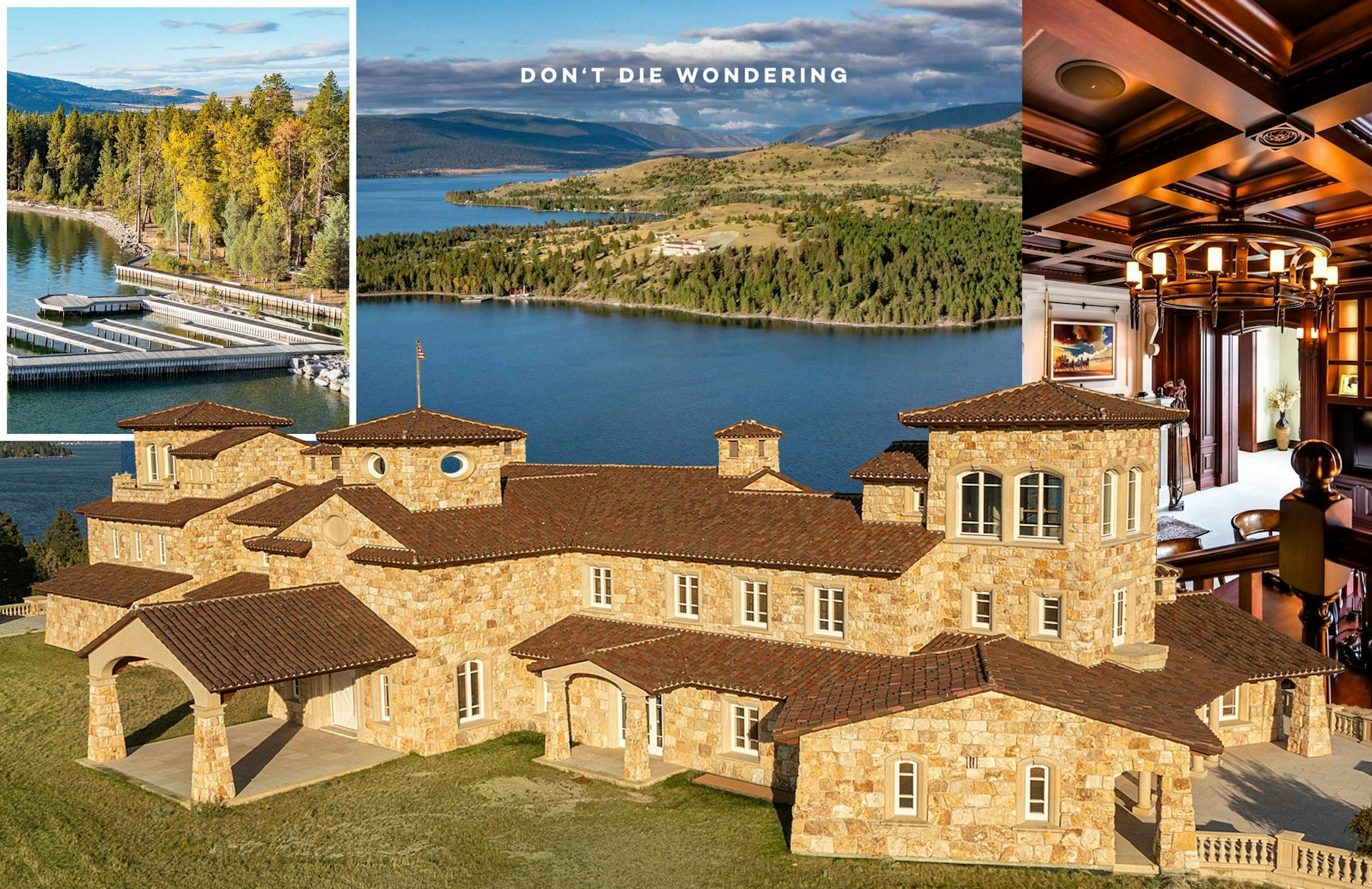 Cromwell Island And It’s Mega-Mansion In Montana Lists For $72 Million – With A Water Monster Thrown In