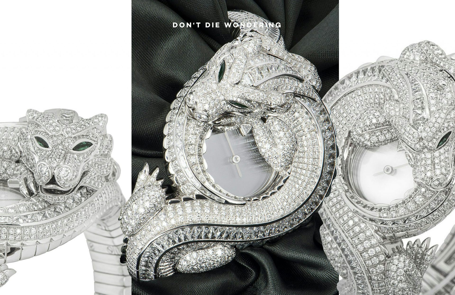 A Look At The Cartier Dragon Mystery Watch Dripping With White Gold