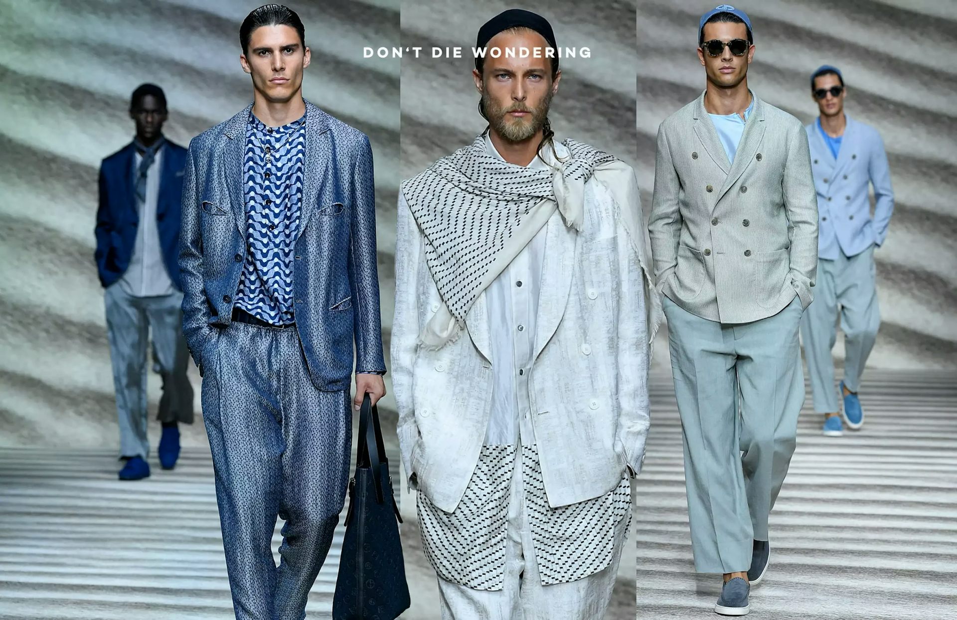 Highlights of Giorgio Armani at Milan’s Men’s Fashion Week