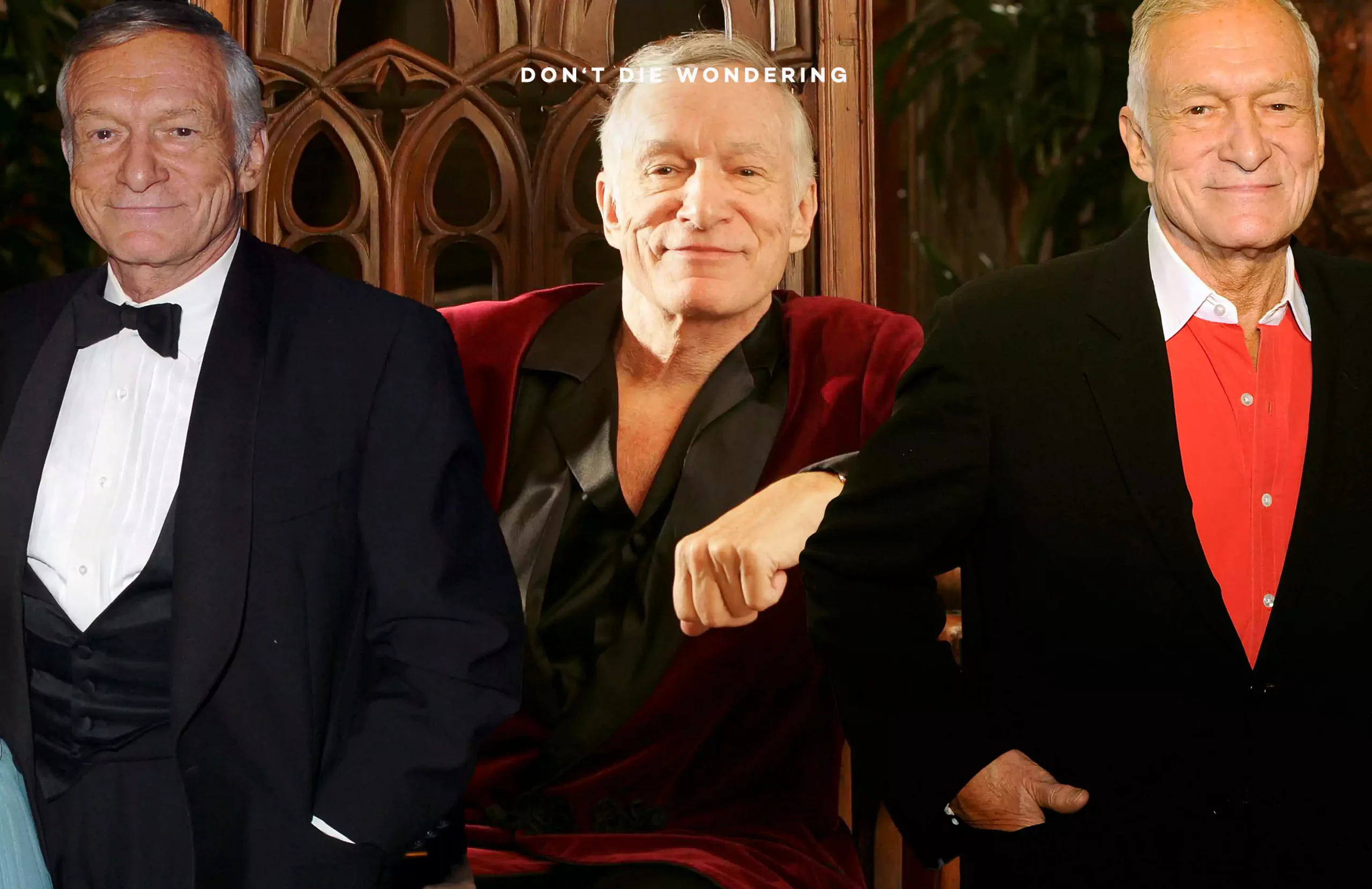 Besides Pyjamas, What Else did Hugh Hefner Wear?