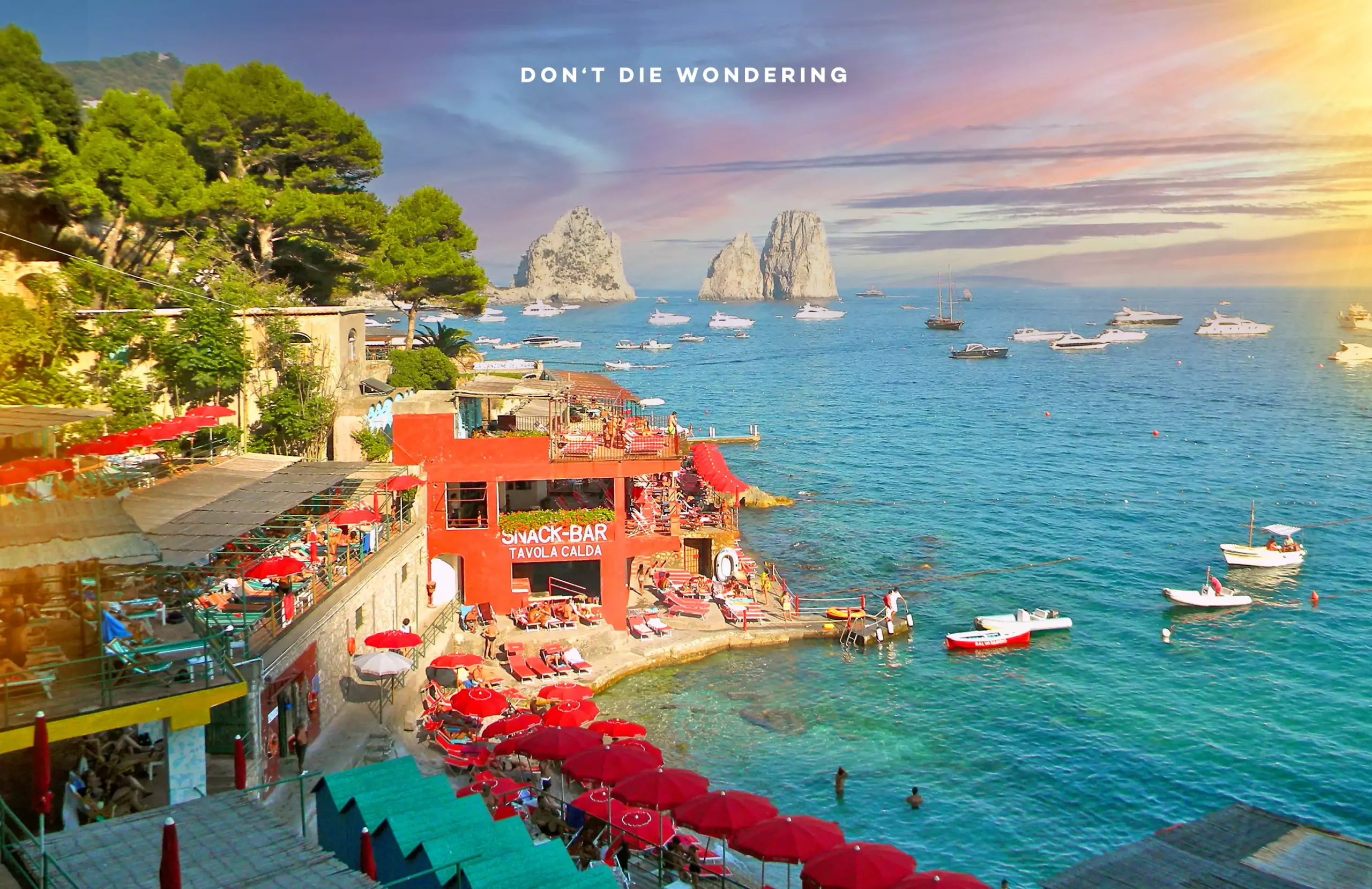 Everyone Is In Italy Without You; What Are You Waiting For? Everyone Is In Italy Without You; What Are You Waiting For?