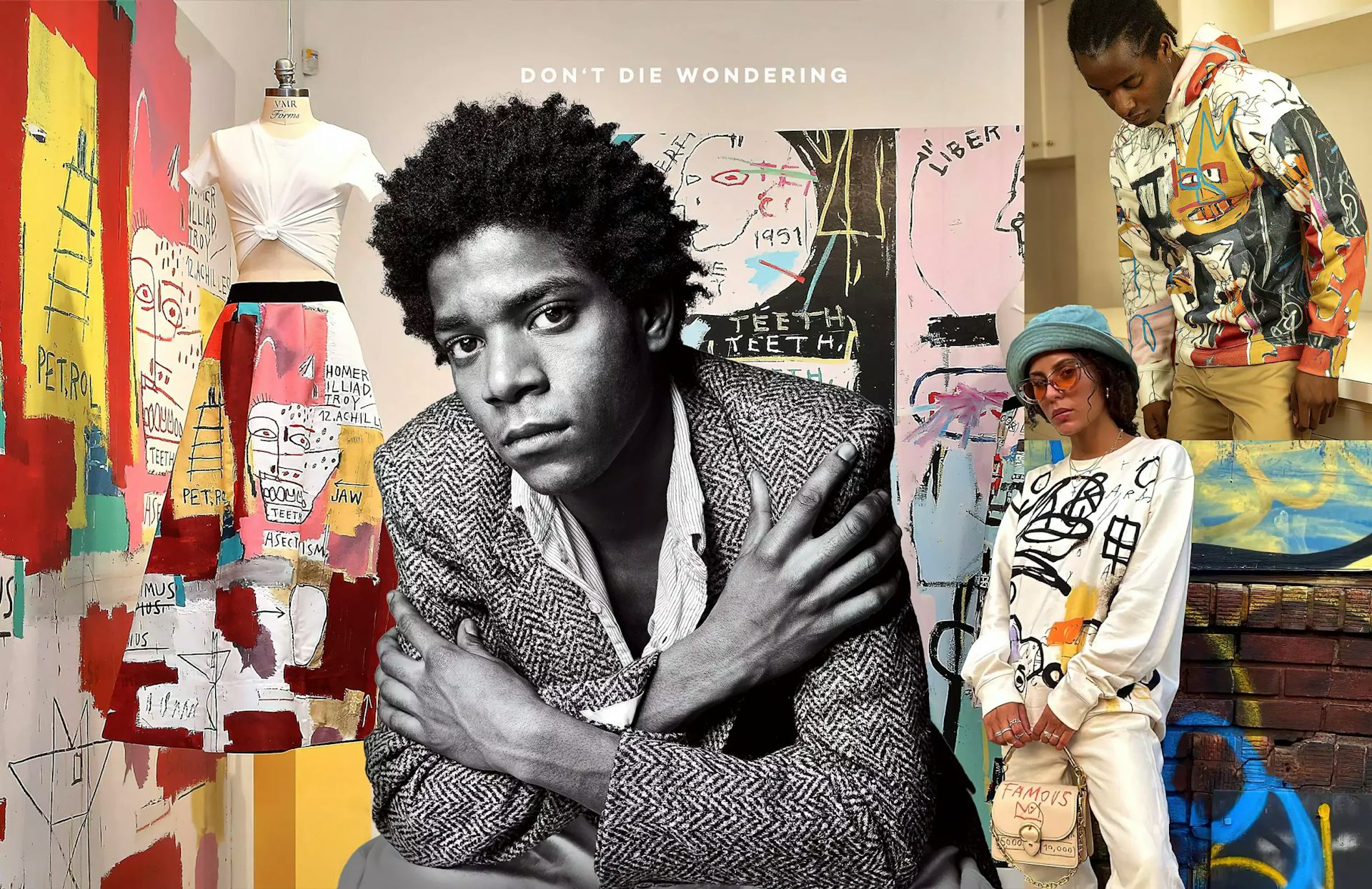 What’s the deal with Basquiat’s clothes?