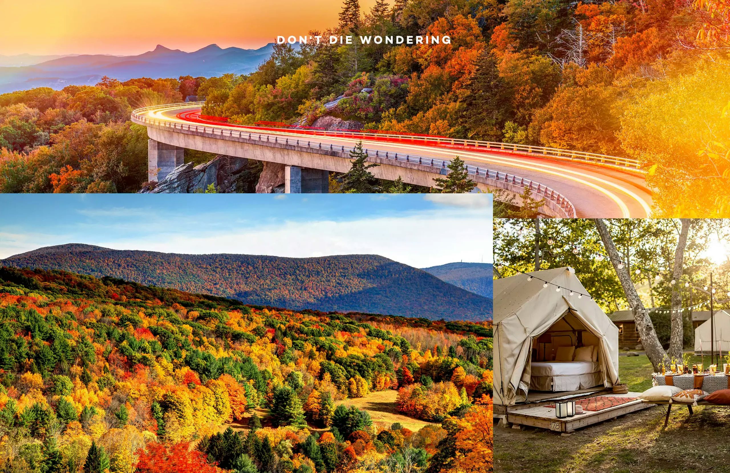Here Are The Top 5 Glamping Spots To See Fall Foliage 