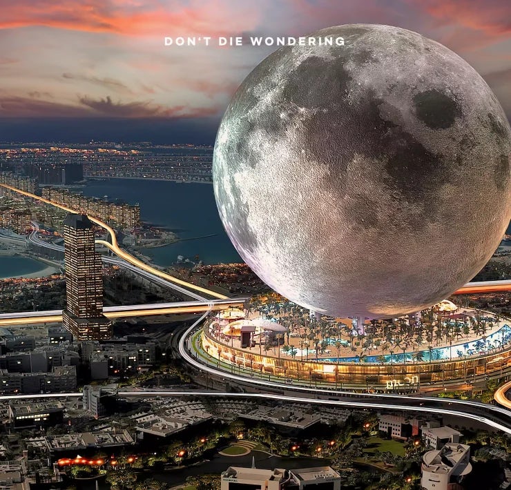 No Need for Spaceships; A Moon-Shaped Resort May Be On Its Way