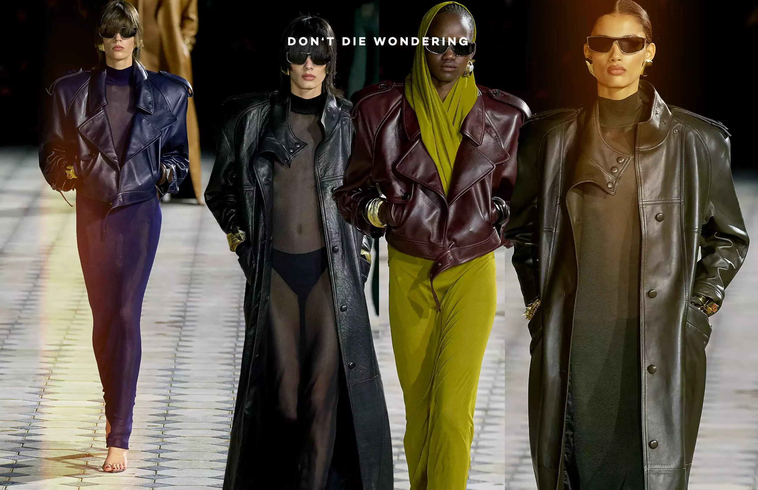 The Elegance of Saint Laurent for Paris Fashion Week