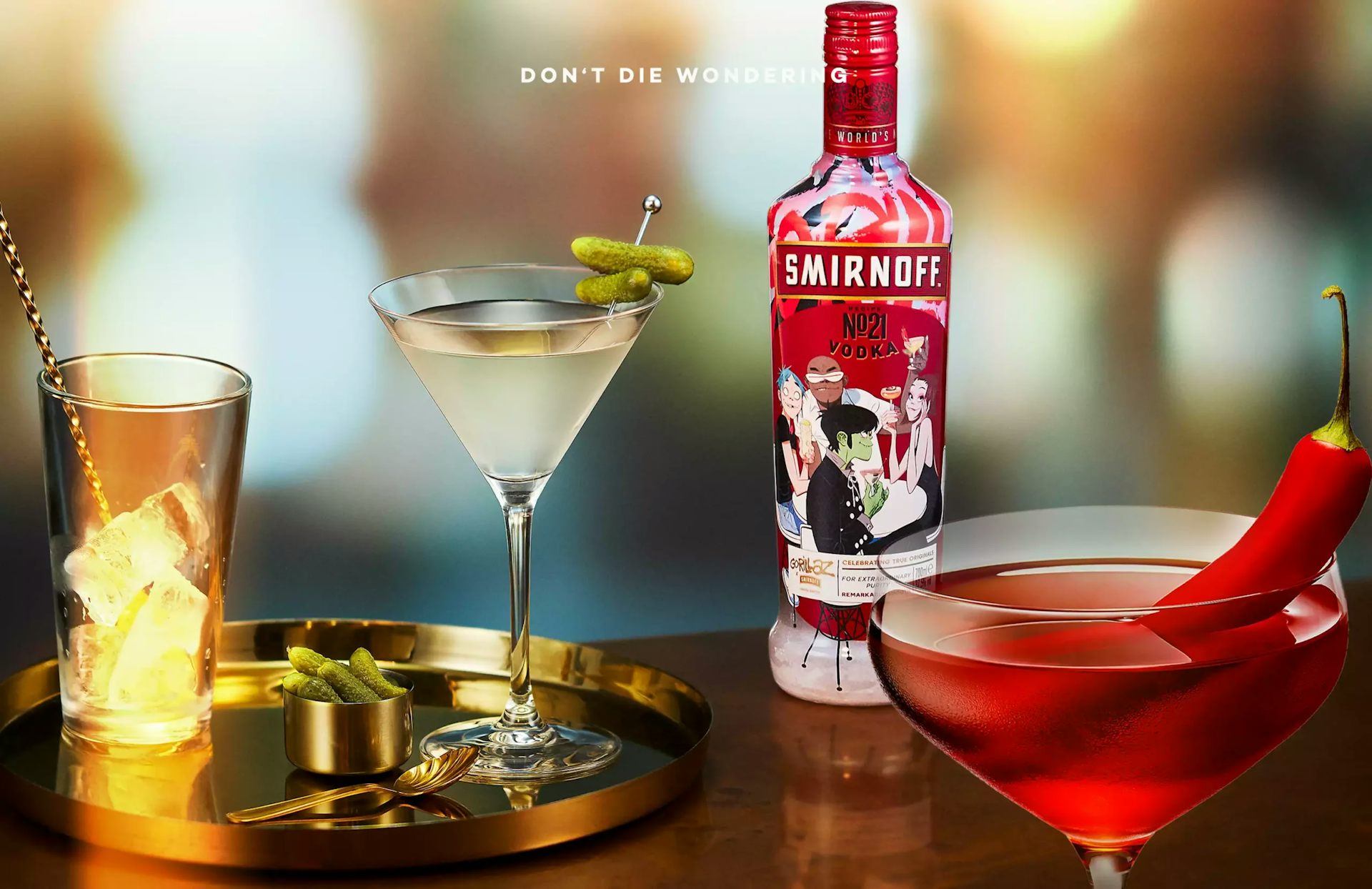 Smirnoff and Gorillaz Want to Spice Up Your Favorite Cocktails