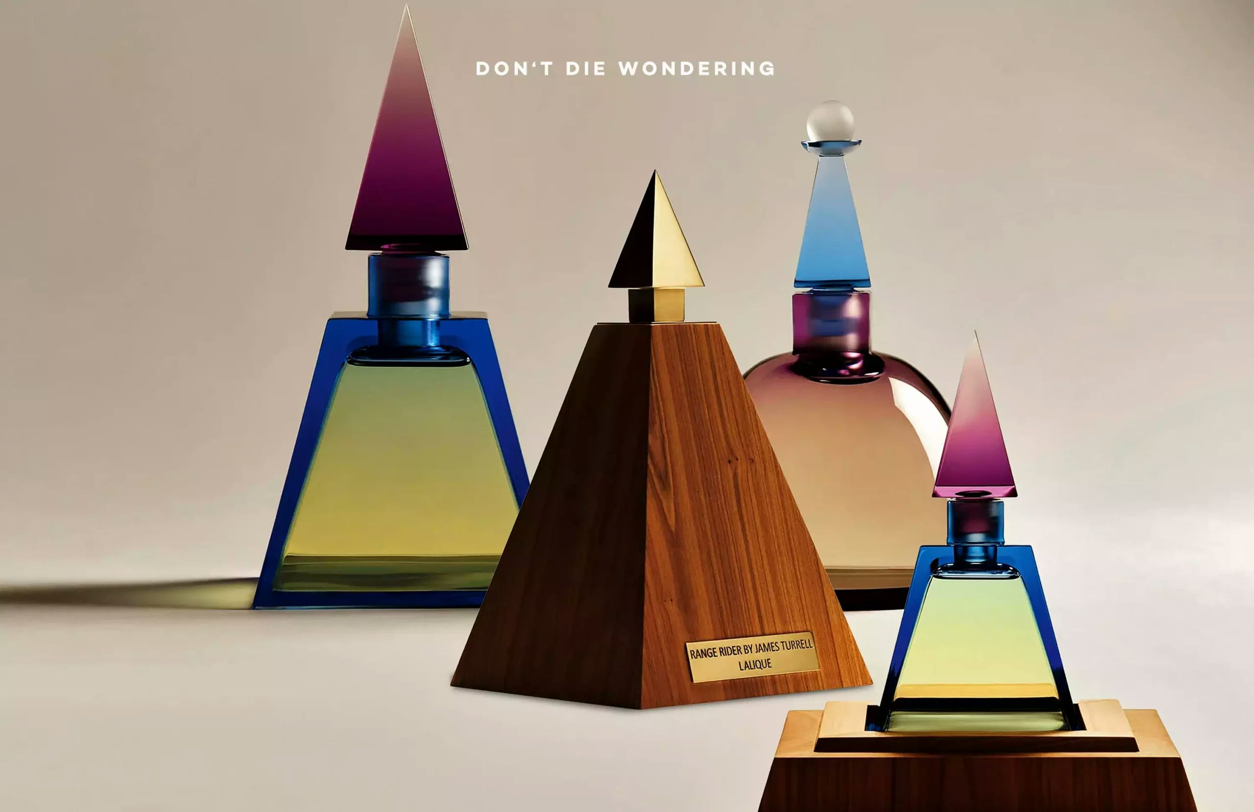 James Turrell is Back, This time Designing Perfume Bottles
