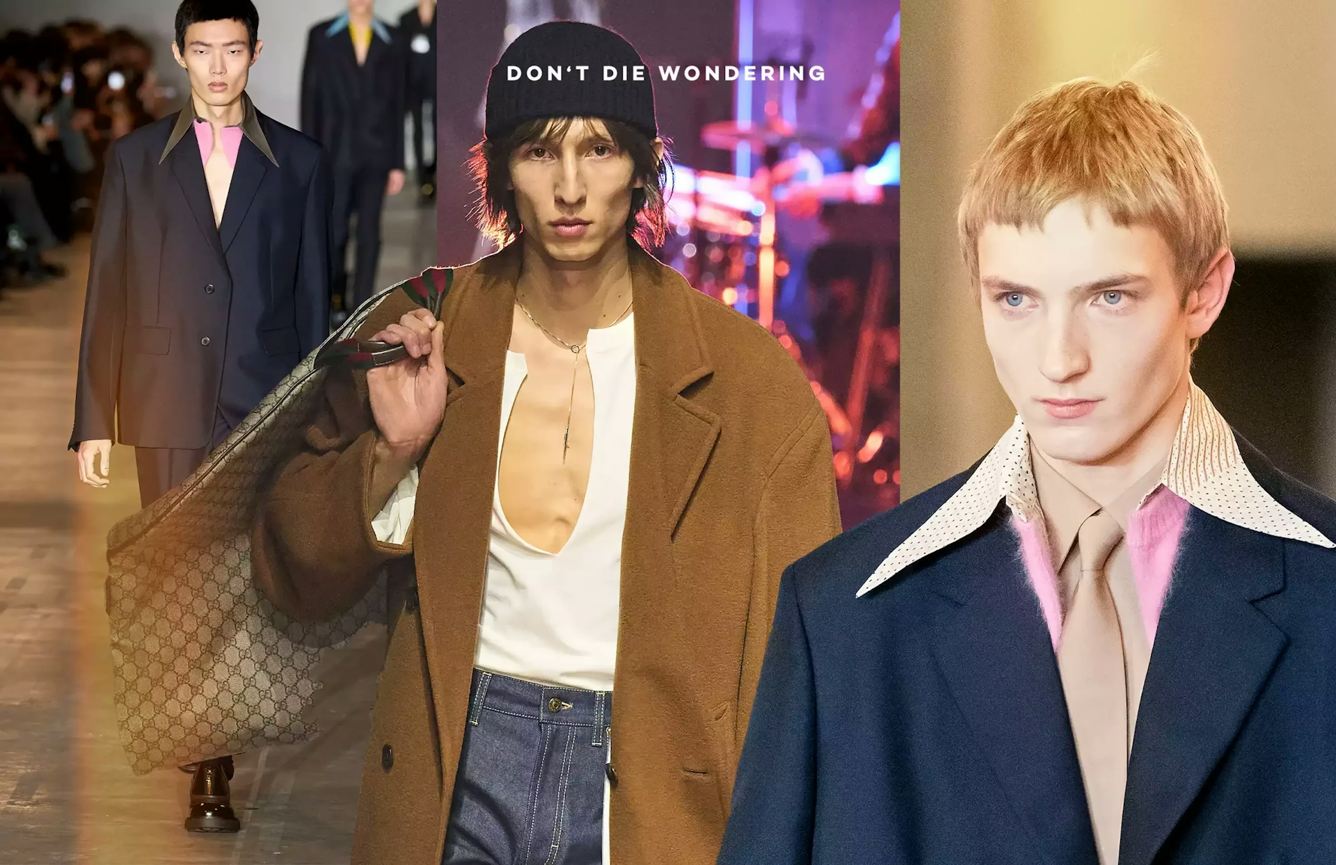 Prada, D&G and Gucci at Milan FW | Menswear Fall 2023