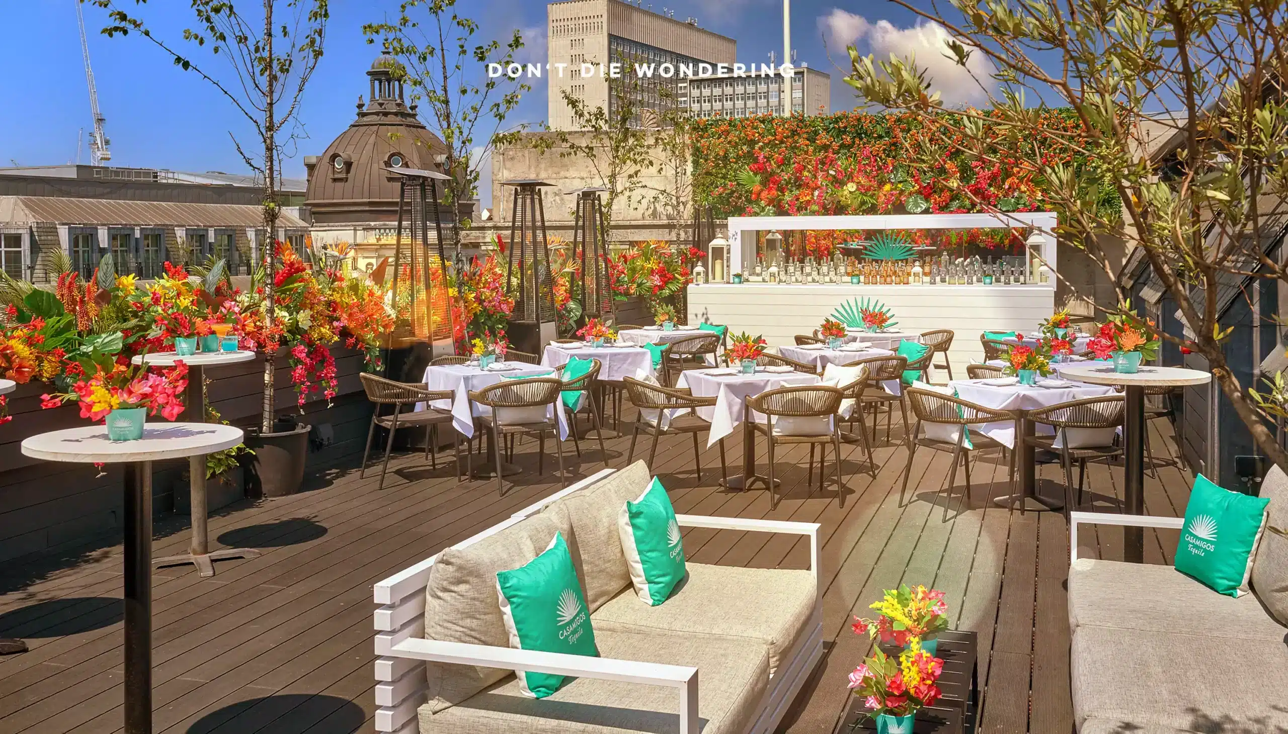 Aqua Nueva x Casa Amigos Tequila Launch New London Rooftop