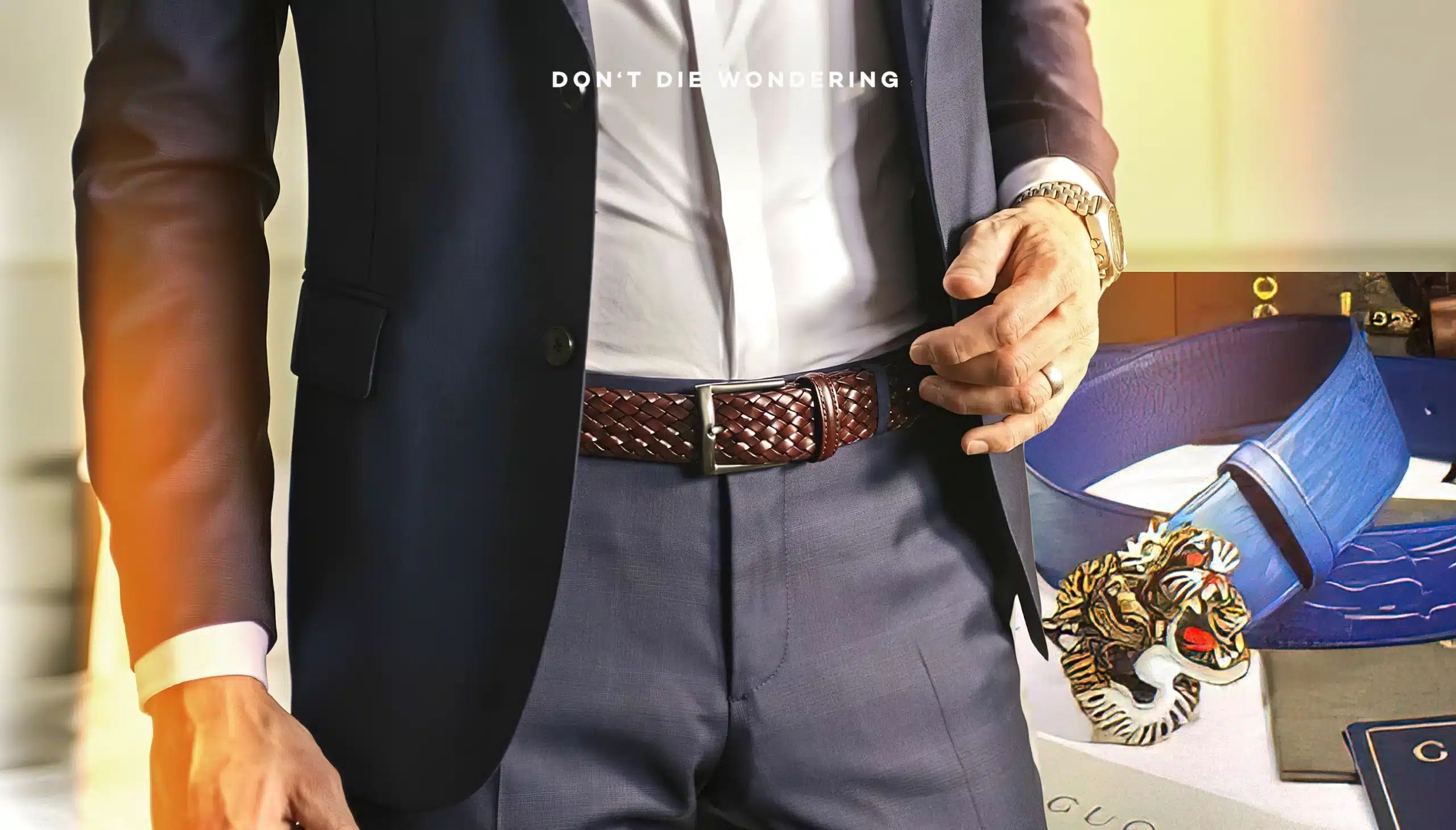 Luxury designer belts online