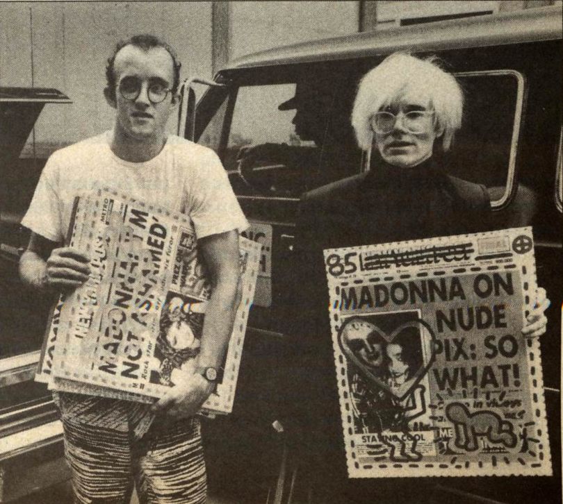 Haring with Warhol