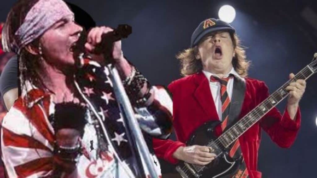 Axl Rose & Angus Young