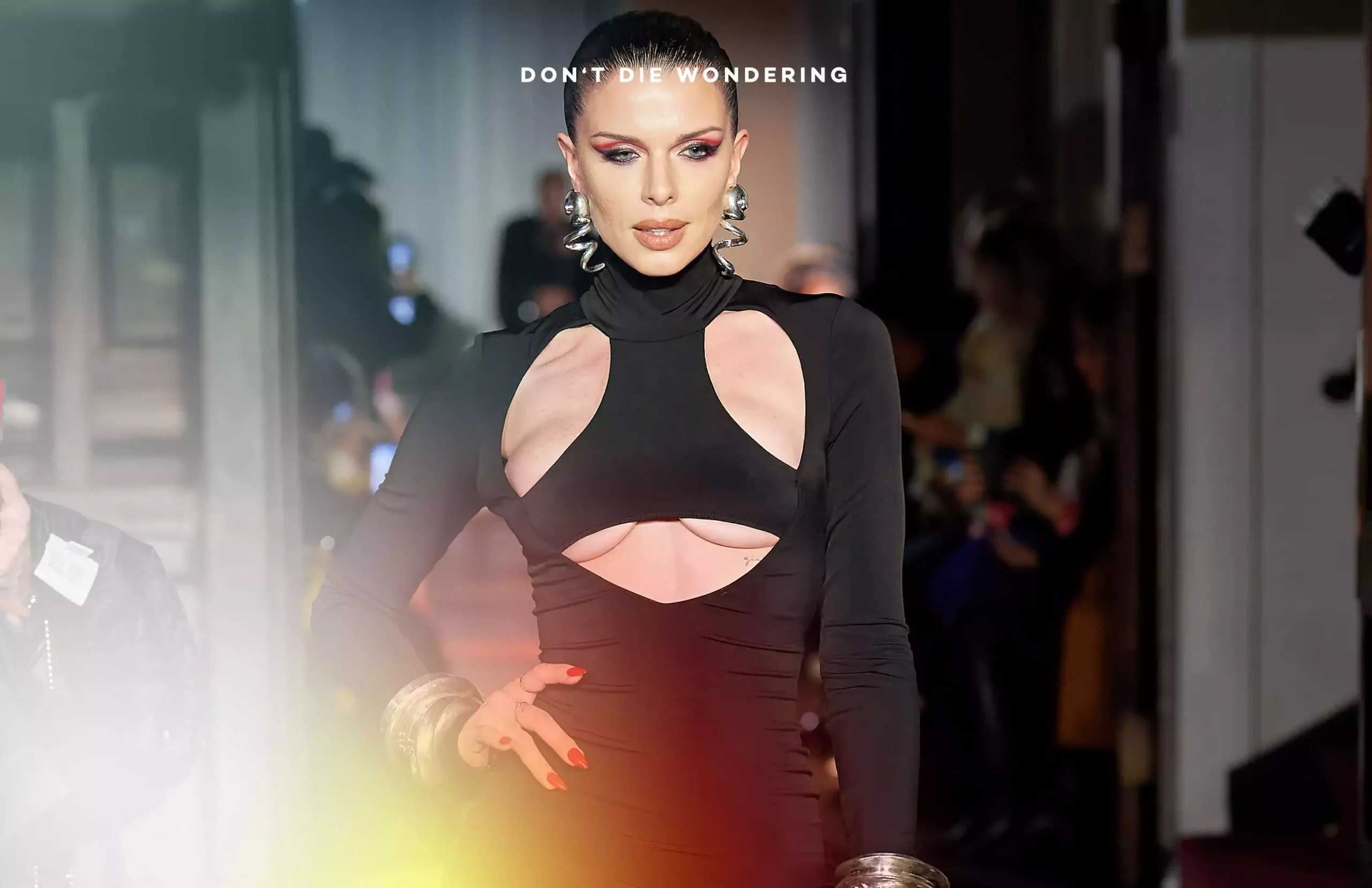 Julia Fox Makes Her Runway Debut At NYFW