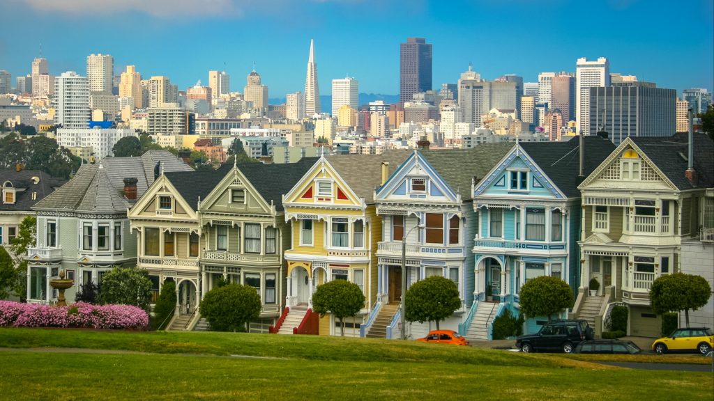 Houses in San Francisco.