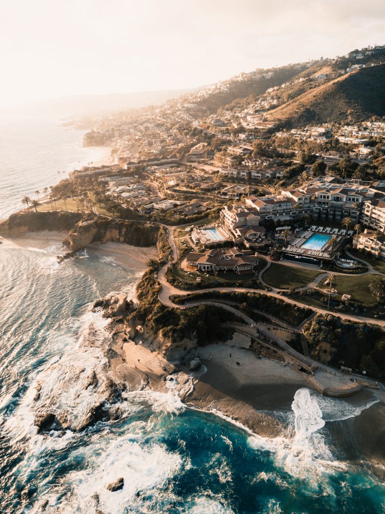 Laguna Beach, California. One of the California Wine Festival's first locations. 