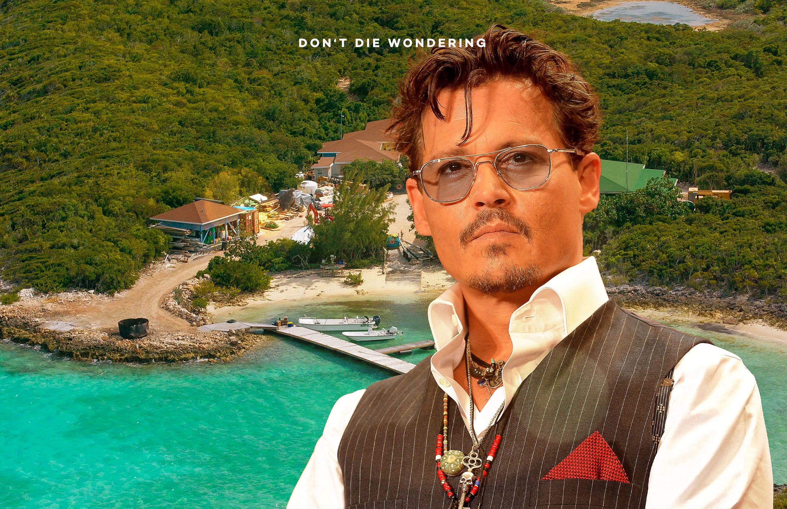 Johnny Depp | Little Hall’s Pond Cay – The Private Island Sells For $75 M