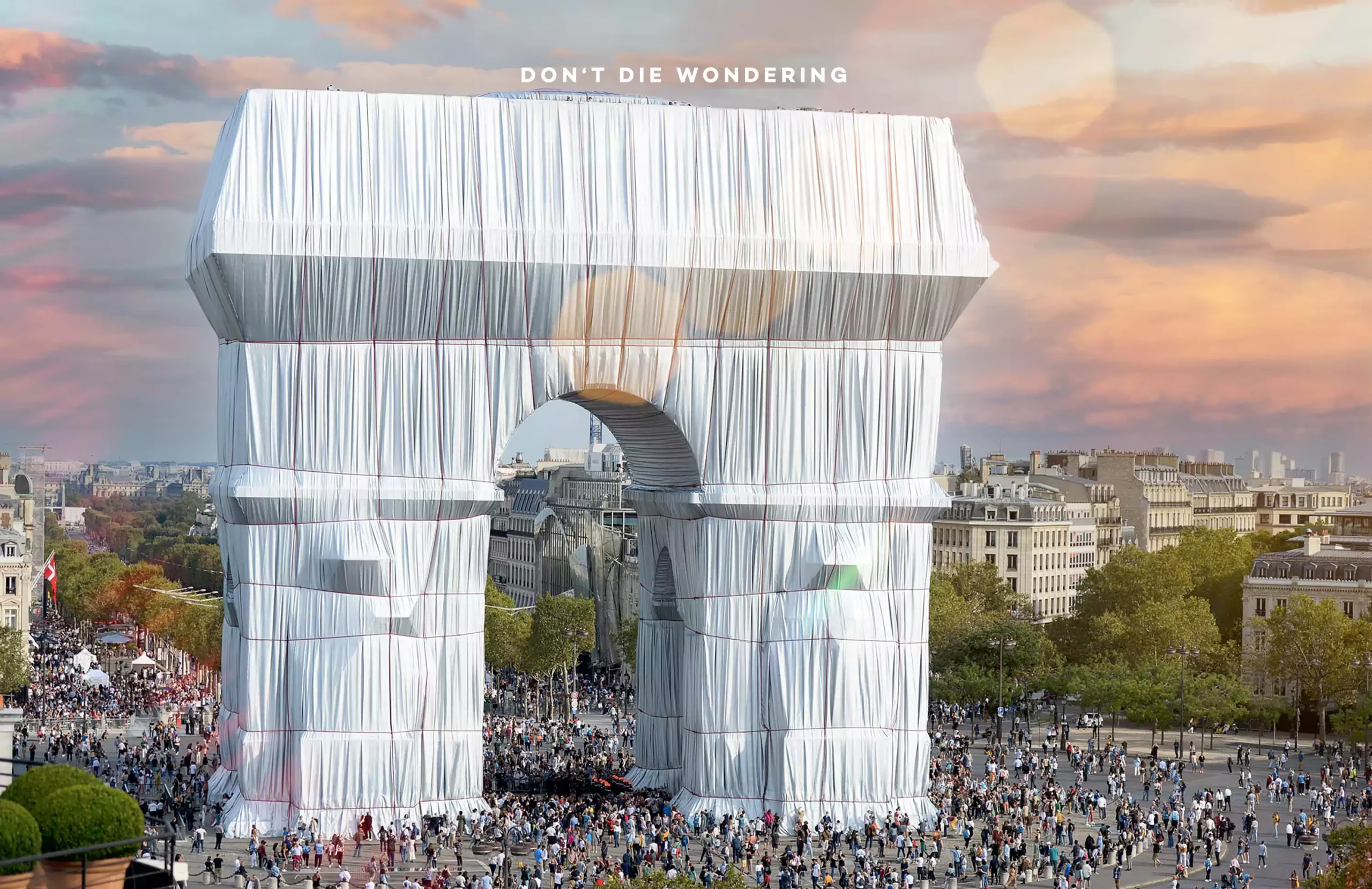 On Christo and Jean-Claude, The Artists that Wrapped the Arc du Triomphe