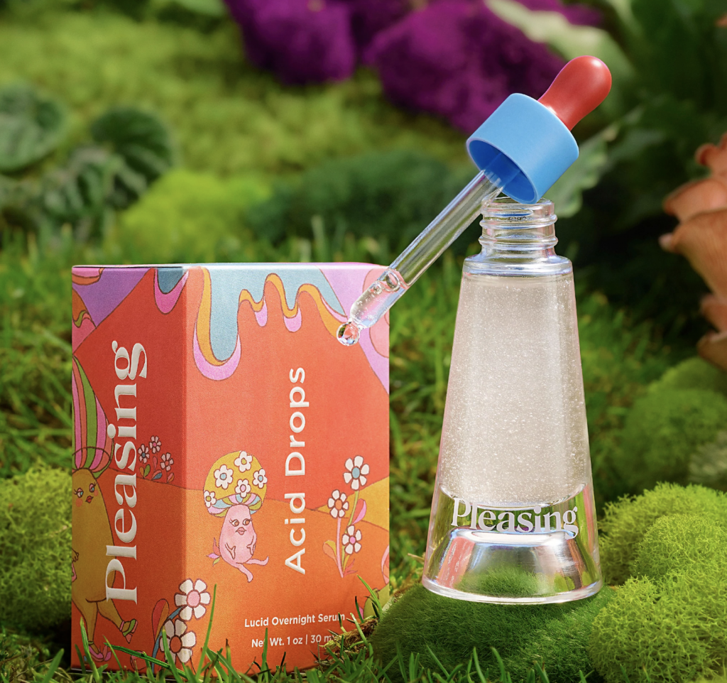 Pleasing Acid Drops Lucid Overnight Serum