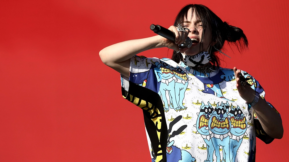 Billie Eilish at Glastonbury Music Festival