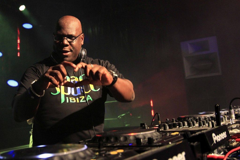Carl Cox, Jon Hopkins, and Fatboy Slim at Arcadia at Glastonbury Music Festival