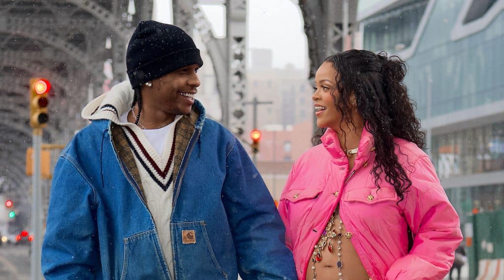 A$AP Rocky and Rihanna